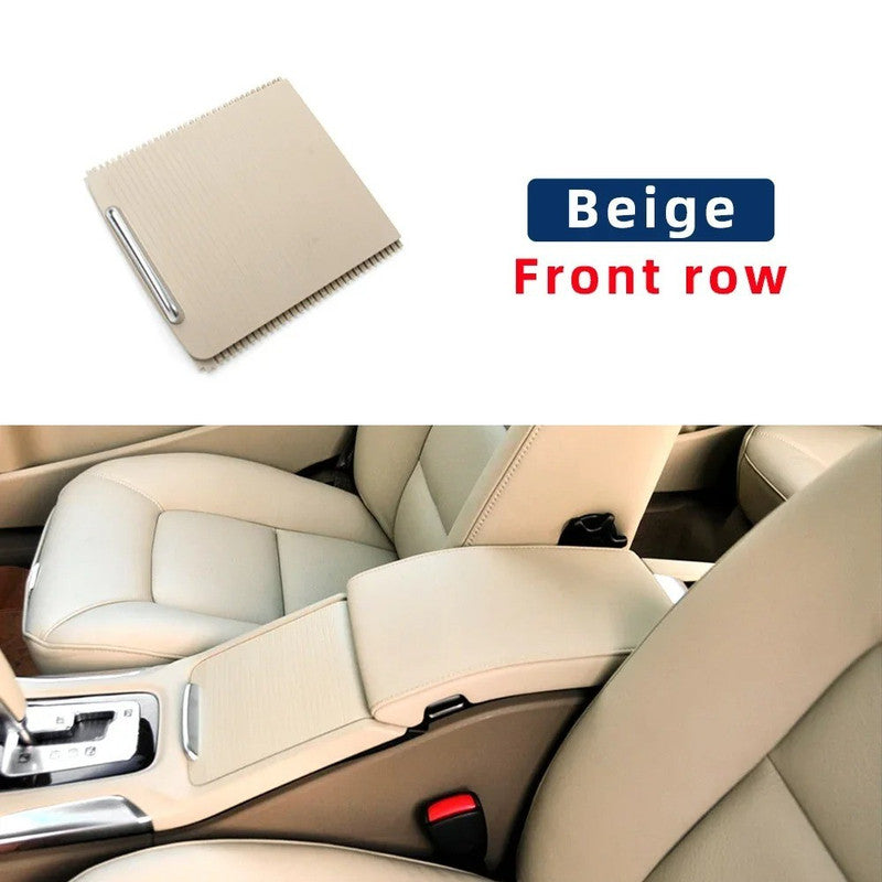 Car Craft Compatible With Volvo S80 2006-2015 Xc70 2006-2014 V70 2007-2014 Car Center Console Cup Drink Holder Sliding Tray Cover 39870905 Beige Front CC-9013