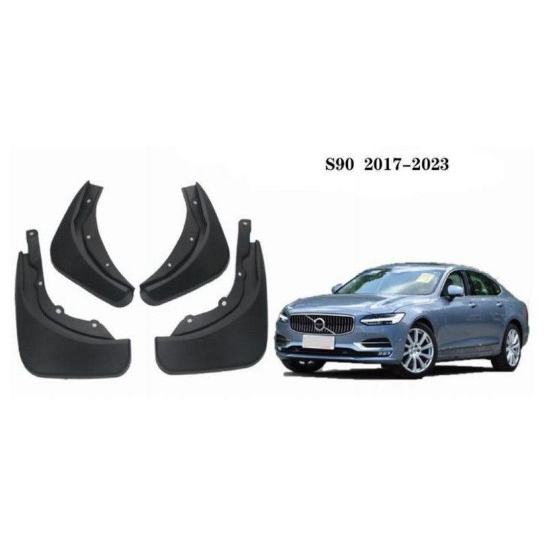 Car Craft Compatible With Volvo S90 2017-2023 Car Tyre Mudflaps Mud Flap Mud Guard Fender Splash Guard Vo1005 CC-7373 - CAR CRAFT INDIA