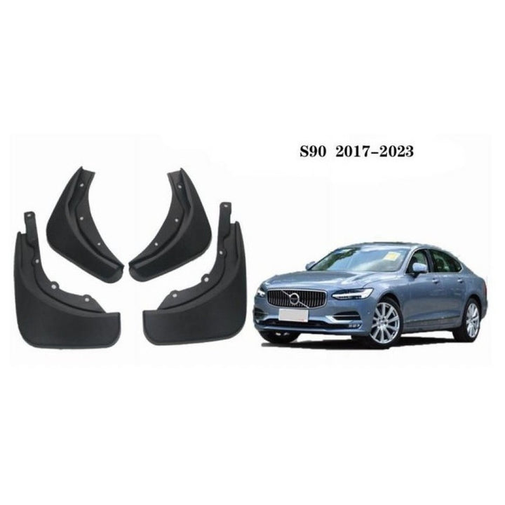 Car Craft Compatible With Volvo S90 2017-2023 Car Tyre Mudflaps Mud Flap Mud Guard Fender Splash Guard Vo1005 CC-7373 - CAR CRAFT INDIA