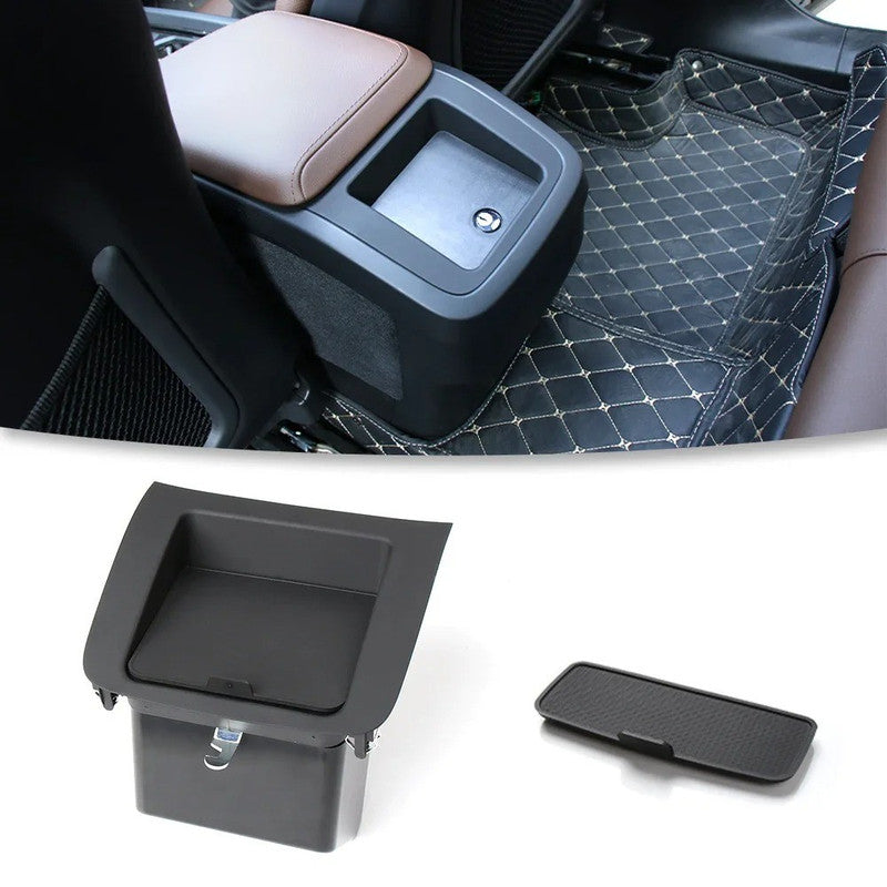 Car Craft Compatible With Volvo Xc90 2016-2025 Xc60 2018-2025 V90 2017-2025 V60 2019-2025 S90 2017-2025 Rear Storage Box Assembly Armrest Box Water Cup Holder 31469683-1 CC-8982