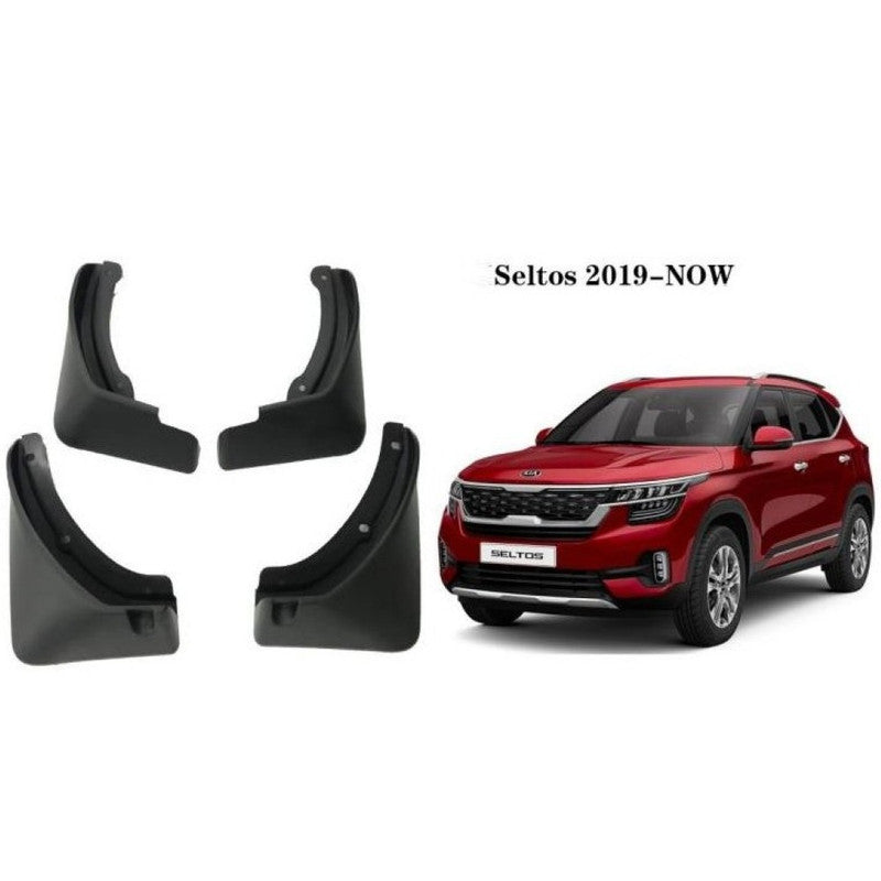 Car Craft Compatible With Chevrolet Seltos 2019-2023 Car Tyre Mudflaps Mud Flap Mud Guard Fender Splash Guard Ki3002 CC-7570 - CAR CRAFT INDIA