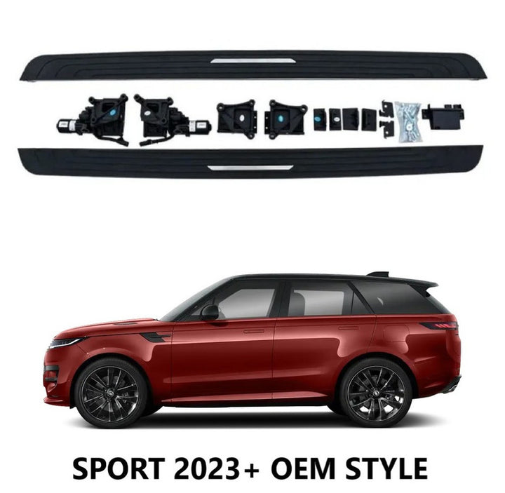 Car Craft Compatible With Land Range Rover Sport 2023 Automatic Deployable Electric Side Step Retractable Ladder Pedal Running Boards Side Step Oem Style Ps-lr050