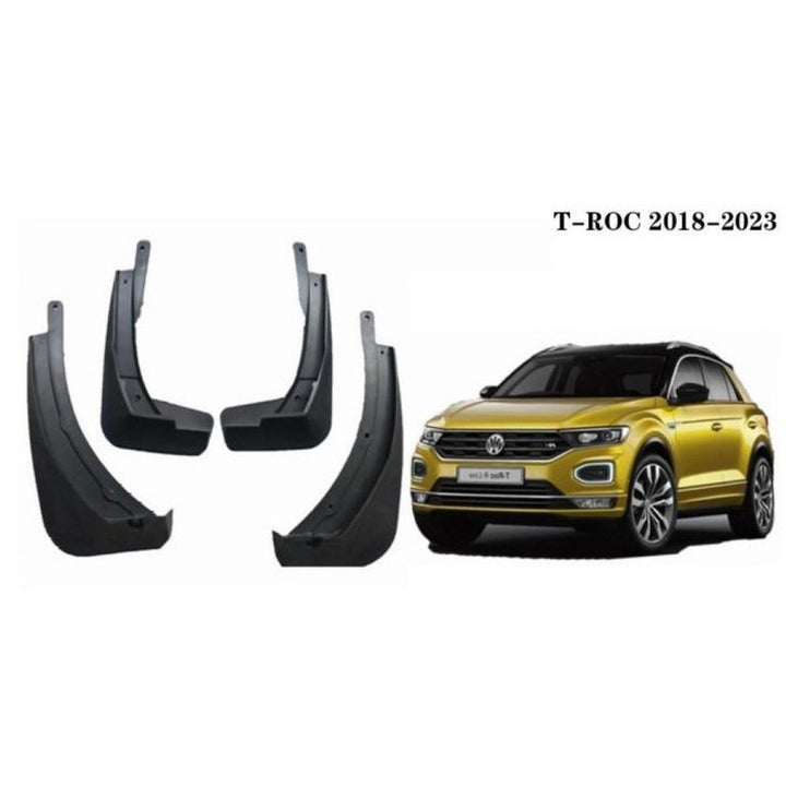 Car Craft Compatible With Volkswagen Vw T-roc 2018-2023 Car Tyre Mudflaps Mud Flap Mud Guard Fender Splash Guard Vwy2001 CC-7509 - CAR CRAFT INDIA