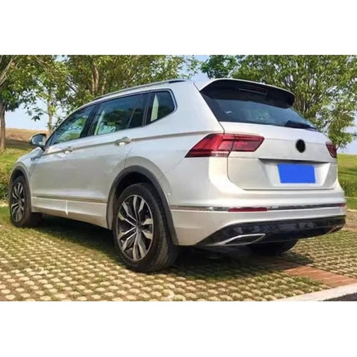 Car Craft Compatible With Vw Volkswagen Tiguan 2016-2019 Upgrade Facelift Convert To R Line Style Rear Bumper After Lip Diffuser Splitter Skirts