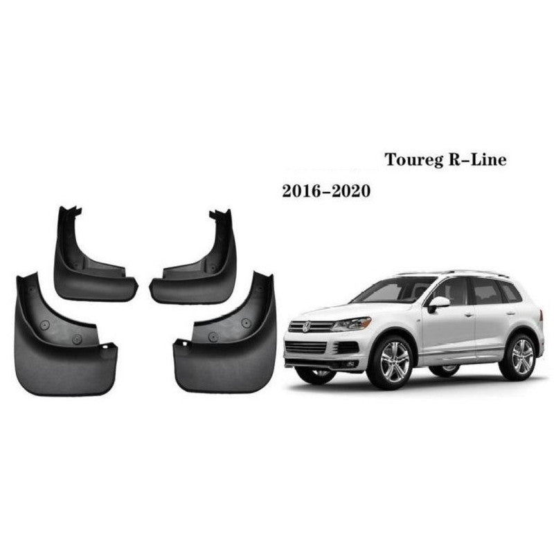 Car Craft Compatible With Vw Volkswagen Toureg R Line 2016-2020 Car Tyre Mudflaps Mud Flap Mud Guard Fender Splash Guard Ty-vw3005 CC-7632 - CAR CRAFT INDIA