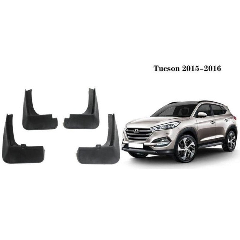 Car Craft Compatible With Hyundai Tucson 2015-2016 Car Tyre Mudflaps Mud Flap Mud Guard Fender Splash Guard Hy2003 CC-7576 - CAR CRAFT INDIA