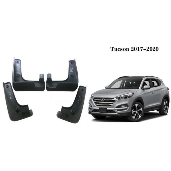 Car Craft Compatible With Hyundai Tucson 2017-2020 Car Tyre Mudflaps Mud Flap Mud Guard Fender Splash Guard Hy2004 CC-7577 - CAR CRAFT INDIA