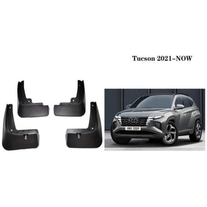 Car Craft Compatible With Hyundai Tucson 2021+ Car Tyre Mudflaps Mud Flap Mud Guard Fender Splash Guard Hy2012 CC-7578 - CAR CRAFT INDIA