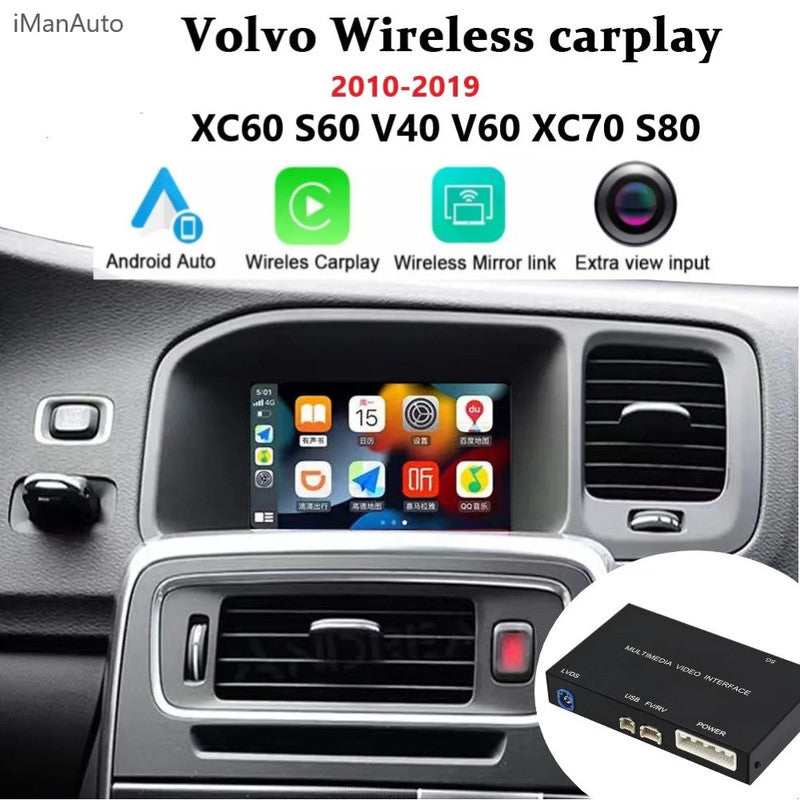 Car Craft Compatible With Volvo Xc60 Xc70 S60 S80 V60 V70 V40 2015-2018 Wireless Apple Carplay Android Auto Module Box For Car Play Decoder