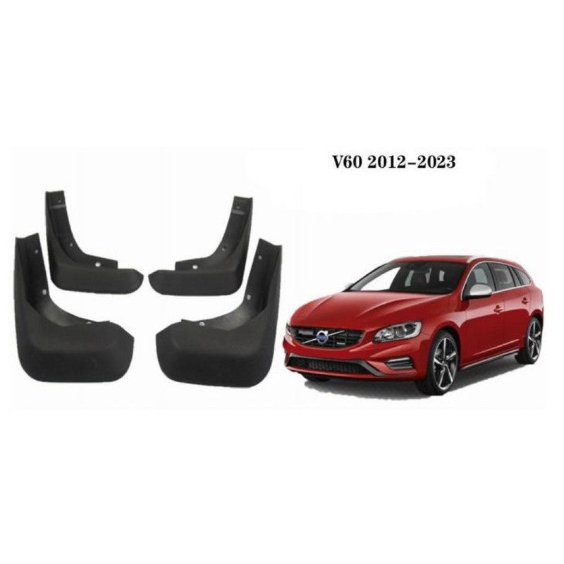 Car Craft Compatible With Volvo V60 2012-2023 Car Tyre Mudflaps Mud Flap Mud Guard Fender Splash Guard Ty-vo2007 CC-7637 - CAR CRAFT INDIA