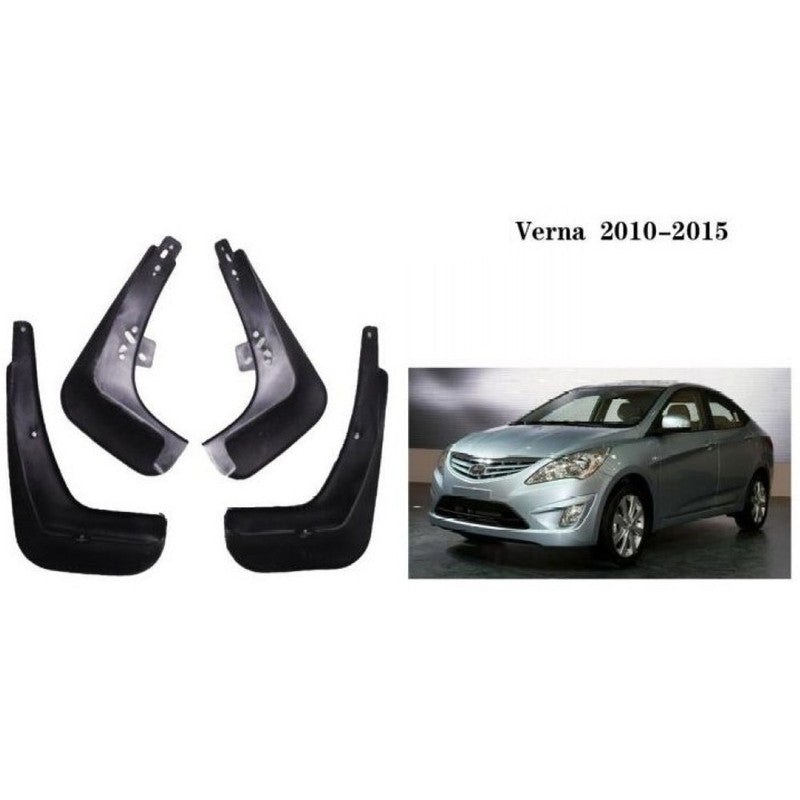 Car Craft Compatible With Hyundai Verna 2010-2015 Car Tyre Mudflaps Mud Flap Mud Guard Fender Splash Guard Hy1015 CC-7573 - CAR CRAFT INDIA