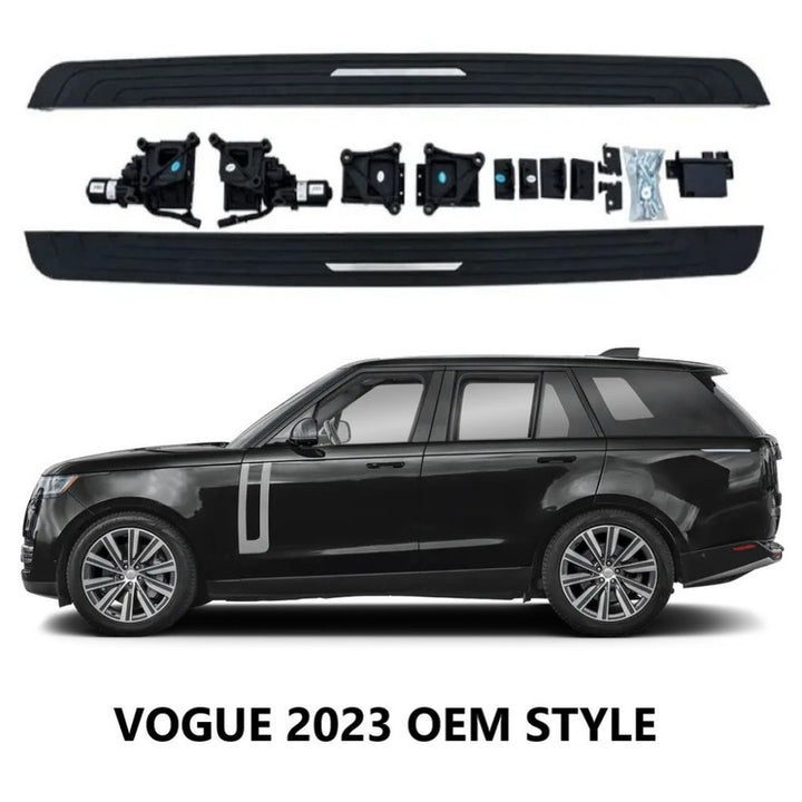 Car Craft Compatible With Land Range Rover Vogue 2023 Automatic Deployable Electric Side Step Retractable Ladder Pedal Running Boards Side Step Oem Style Ps-lr049