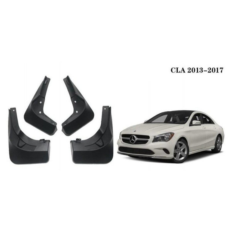 Car Craft Compatible With Mercedes Benz Cla W117 2013-2017 Car Tyre Mudflaps Mud Flap Mud Guard Fender Splash Guard Mb2029 CC-7462 - CAR CRAFT INDIA
