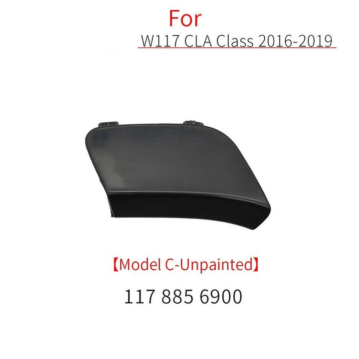 Car Craft Compatible With Mercedes Benz Cla W117 X117 2014-2019 Front Bumper Tow Hook Towing Tochan Trailer Cover 1178856900 Unpainted C - CAR CRAFT INDIA