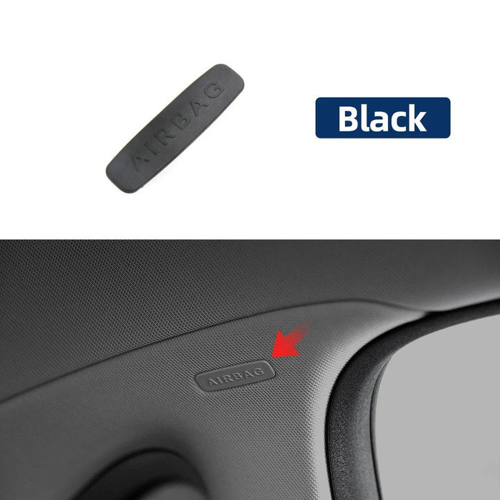 Car Craft Compatible With Mercedes Benz Ml Gl Gle Gls W166 X166 C292 2012-2019 A Piller Airbag Srs Decorative Cover Cap Trim 16669200219051 Black CC-8951