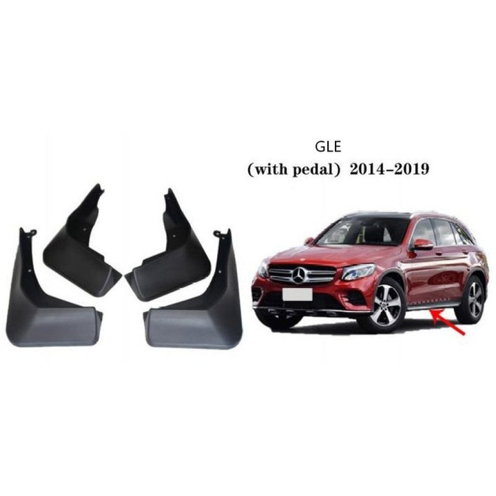 Car Craft Compatible With Mercedes Benz Gle W166 Coupe 2016 With Pedal Car Tyre Mudflaps Mud Flap Mud Guard Fender Splash Guard Mb2021 CC-7463 - CAR CRAFT INDIA
