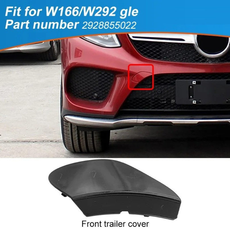Car Craft Compatible With Mercedes Benz Gle W166 W292 2016-2019 Amg Front Bumper Tow Hook Towing Tochan Trailer Cover 2928855022 Unpainted Right - CAR CRAFT INDIA