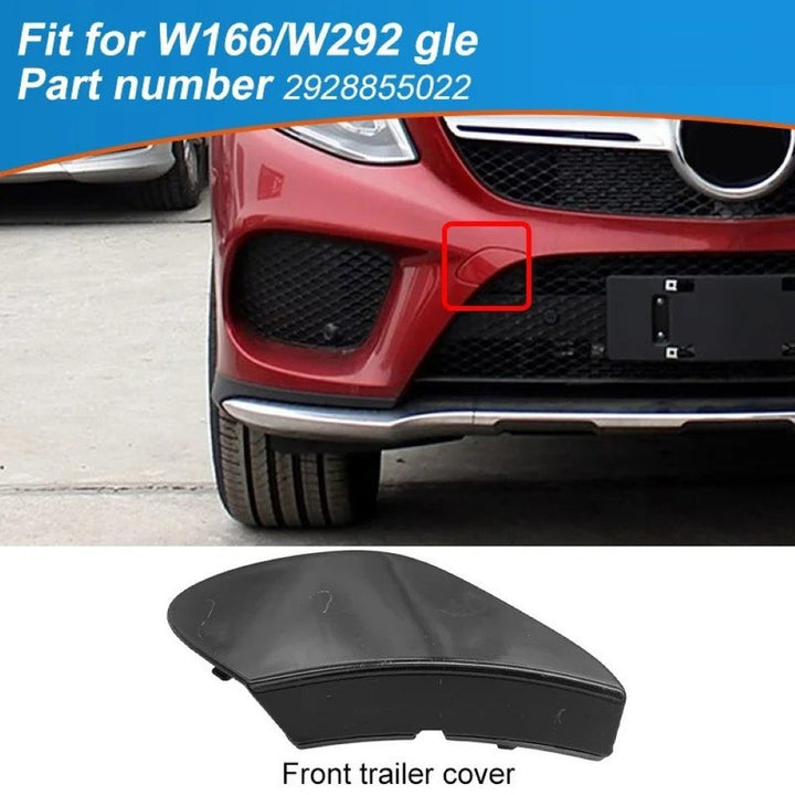 Car Craft Compatible With Mercedes Benz Gle W166 W292 2016-2019 Amg Front Bumper Tow Hook Towing Tochan Trailer Cover 2928855022 Unpainted Right - CAR CRAFT INDIA
