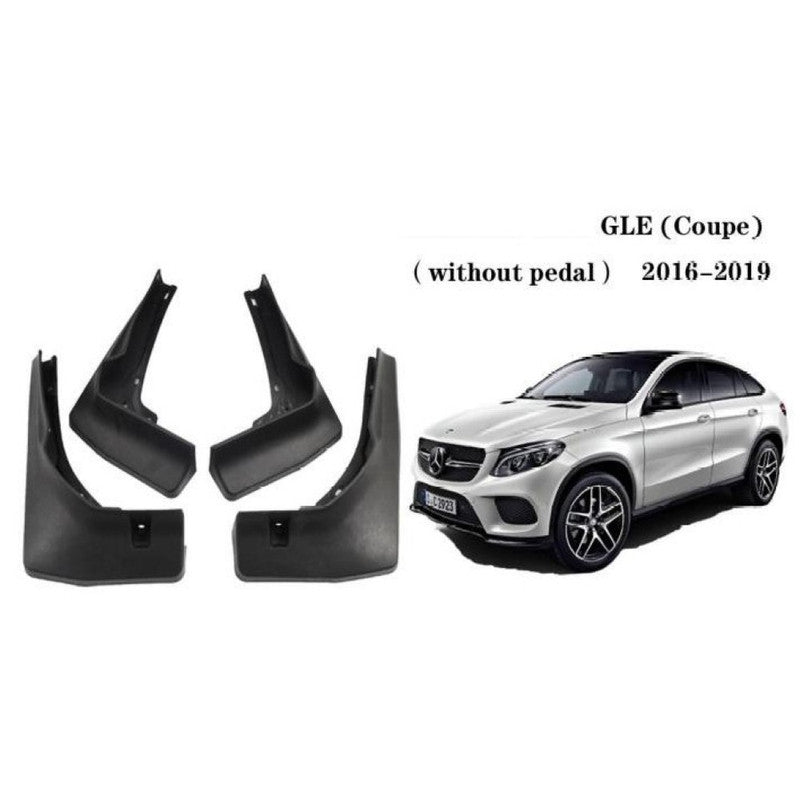 Car Craft Compatible With Mercedes Benz Gle W166 Coupe 2015-2019 Without Pedal Car Tyre Mudflaps Mud Flap Mud Guard Fender Splash Guard Mb2026 CC-7479 - CAR CRAFT INDIA