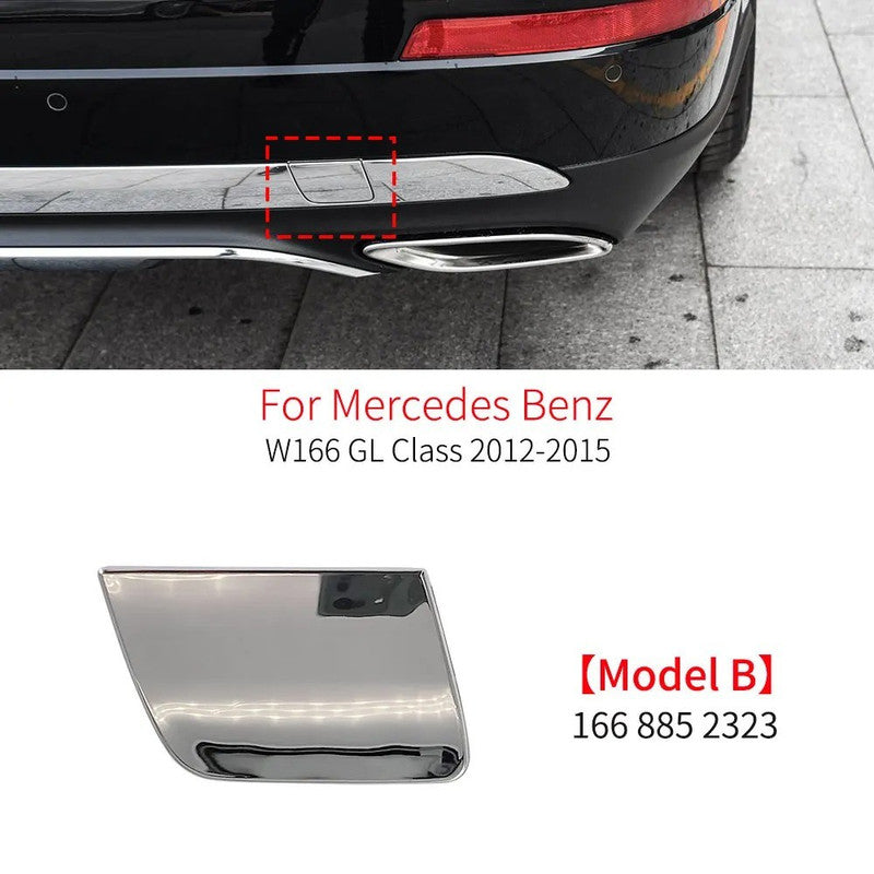 Car Craft Compatible With Mercedes Benz Gl W166 2012-2015 Rear Bumper Tow Hook Towing Tochan Trailer Cover 1668852323 Unpainted Model B - CAR CRAFT INDIA