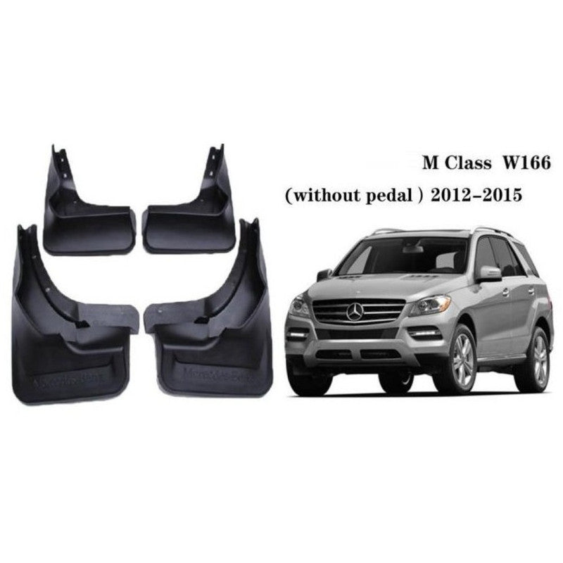 Car Craft Compatible With Mercedes Benz Ml W166 2012-2015 Without Pedal Car Tyre Mudflaps Mud Flap Mud Guard Fender Splash Guard Mb2008 CC-7473 - CAR CRAFT INDIA