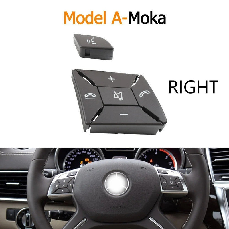 Car Craft Compatible With Mercedes Ml Class 11-15 W166 Gl Class 2013-2015 W166 G Class G Wagon 2013-2018 W463 Steering Wheel Menu Control Switch Knob Button Cover 16690529008490 Moka Right A CC-7855 - CAR CRAFT INDIA