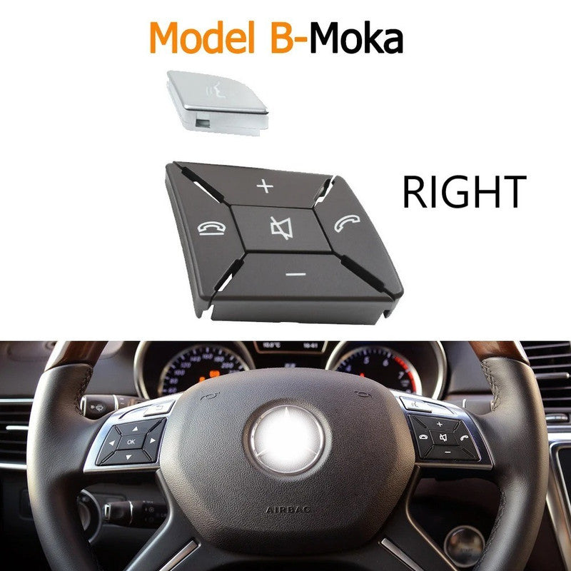 Car Craft Compatible With Mercedes Ml Class 11-15 W166 Gl Class 2013-2015 W166 G Class G Wagon 2013-2018 W463 Steering Wheel Menu Control Switch Knob Button Cover 16690519009107 Moka Right B CC-7859 - CAR CRAFT INDIA