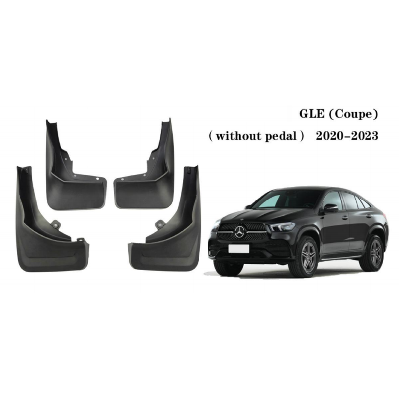 Car Craft Compatible With Mercedes Benz Gle W167 Coupe 2020-2023 Without Pedal Car Tyre Mudflaps Mud Flap Mud Guard Fender Splash Guard Mb2039 CC-7481 - CAR CRAFT INDIA