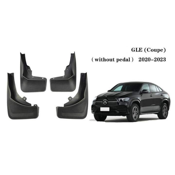 Car Craft Compatible With Mercedes Benz Gle W167 Coupe 2020-2023 Without Pedal Car Tyre Mudflaps Mud Flap Mud Guard Fender Splash Guard Mb2039 CC-7481 - CAR CRAFT INDIA