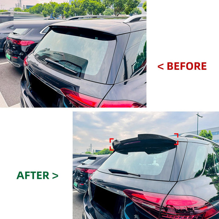 Car Craft Compatible With Mercedes Benz Gle W167 2019-2024 Rear Roof Boot Trunk Wing Lip Spoiler Carbon Fiber Look Zst-800 Cf