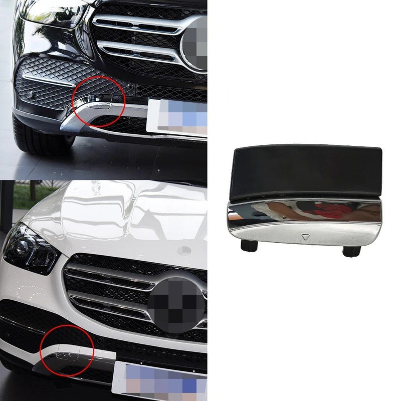 Car Craft Compatible With Mercedes Benz Gle W167 X167 2020-2023 Front Bumper Tow Hook Towing Tochan Trailer Cover 1678853802 Unpainted - CAR CRAFT INDIA