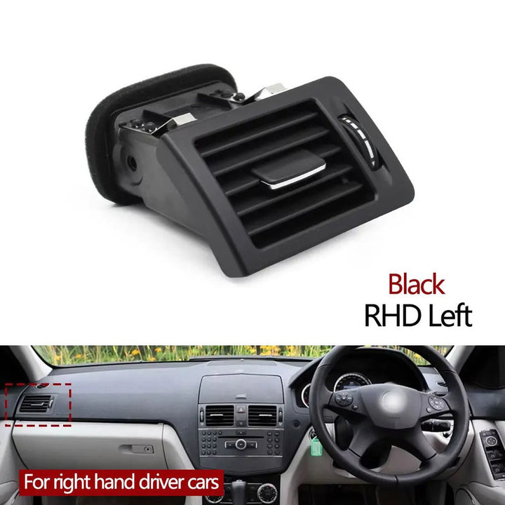 Car Craft Compatible With Mercedes Benz C Class W204 2007-2010 Right Hand Driver Car Front Air Conditioning Ac Vent Grill Trim Outlet Assembly 20483013548490-a Black Left CC-7927 - CAR CRAFT INDIA