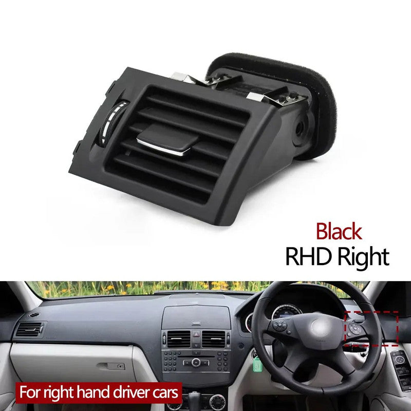 Car Craft Compatible With Mercedes Benz C Class W204 2007-2010 Right Hand Driver Car Front Air Conditioning Ac Vent Grill Trim Outlet Assembly 20483014548490-a Black Right CC-7928 - CAR CRAFT INDIA