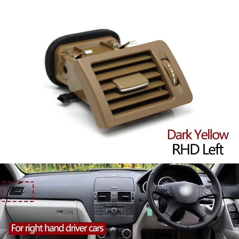 Car Craft Compatible With Mercedes Benz C Class W204 2007-2010 Right Hand Driver Car Front Air Conditioning Ac Vent Grill Trim Outlet Assembly 20483013548465-a Deep Yellow Left CC-7923 - CAR CRAFT INDIA