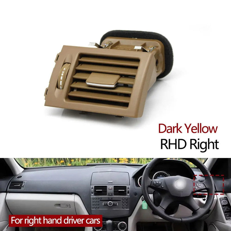 Car Craft Compatible With Mercedes Benz C Class W204 2007-2010 Right Hand Driver Car Front Air Conditioning Ac Vent Grill Trim Outlet Assembly 20483014548465-a Deep Yellow Right CC-7924 - CAR CRAFT INDIA