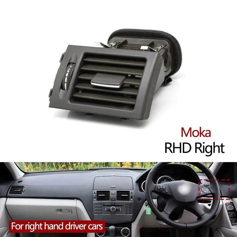Car Craft Compatible With Mercedes Benz C Class W204 2007-2010 Right Hand Driver Car Front Air Conditioning Ac Vent Grill Trim Outlet Assembly 20483014548490-a Moka Right CC-7926 - CAR CRAFT INDIA