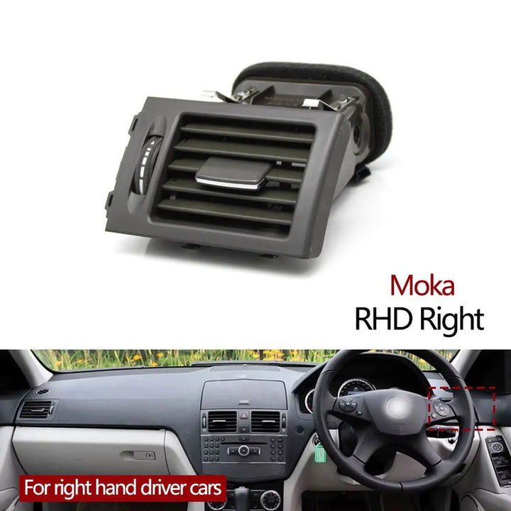 Car Craft Compatible With Mercedes Benz C Class W204 2007-2010 Right Hand Driver Car Front Air Conditioning Ac Vent Grill Trim Outlet Assembly 20483014548490-a Moka Right CC-7926 - CAR CRAFT INDIA