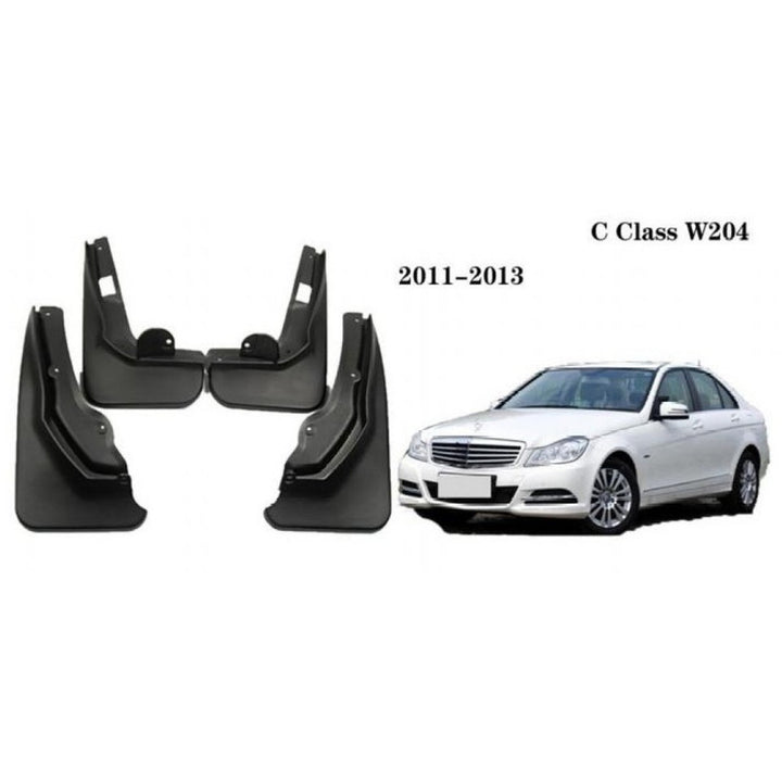 Car Craft Compatible With Mercedes Benz C Class W204 2011-2013 Car Tyre Mudflaps Mud Flap Mud Guard Fender Splash Guard Mb1010 CC-7447 - CAR CRAFT INDIA