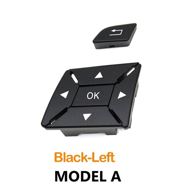Car Craft Compatible With Mercedes A B C E Class Gla W204 W246 W207 W212 W176 W156 Cla W117 Cls W218 Slk Slc W172 Steering Wheel Control Switch Knob Button Cover 21854001629107 Black Left A CC-7844 - CAR CRAFT INDIA