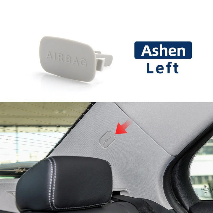 Car Craft Compatible With Mercedes Benz C Class W205 C205 2015-2021 A Piller Airbag Srs Decorative Cover Cap Trim 20569202217h52 Ashen Left CC-8956