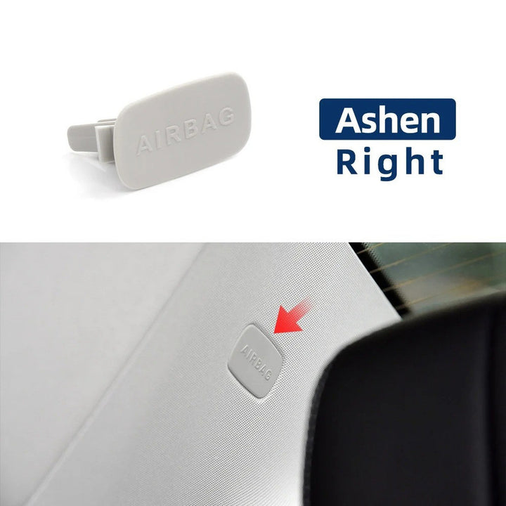Car Craft Compatible With Mercedes Benz C Class W205 C205 2015-2021 A Piller Airbag Srs Decorative Cover Cap Trim 20569203217h52 Ashen Right CC-8957