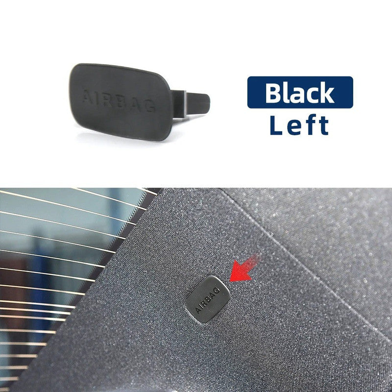 Car Craft Compatible With Mercedes Benz C Class W205 C205 2015-2021 A Piller Airbag Srs Decorative Cover Cap Trim 20569202219051 Black Left CC-8954