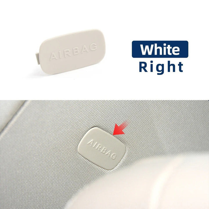 Car Craft Compatible With Mercedes Benz C Class W205 C205 2015-2021 A Piller Airbag Srs Decorative Cover Cap Trim 20569203211b88 White Right CC-8959
