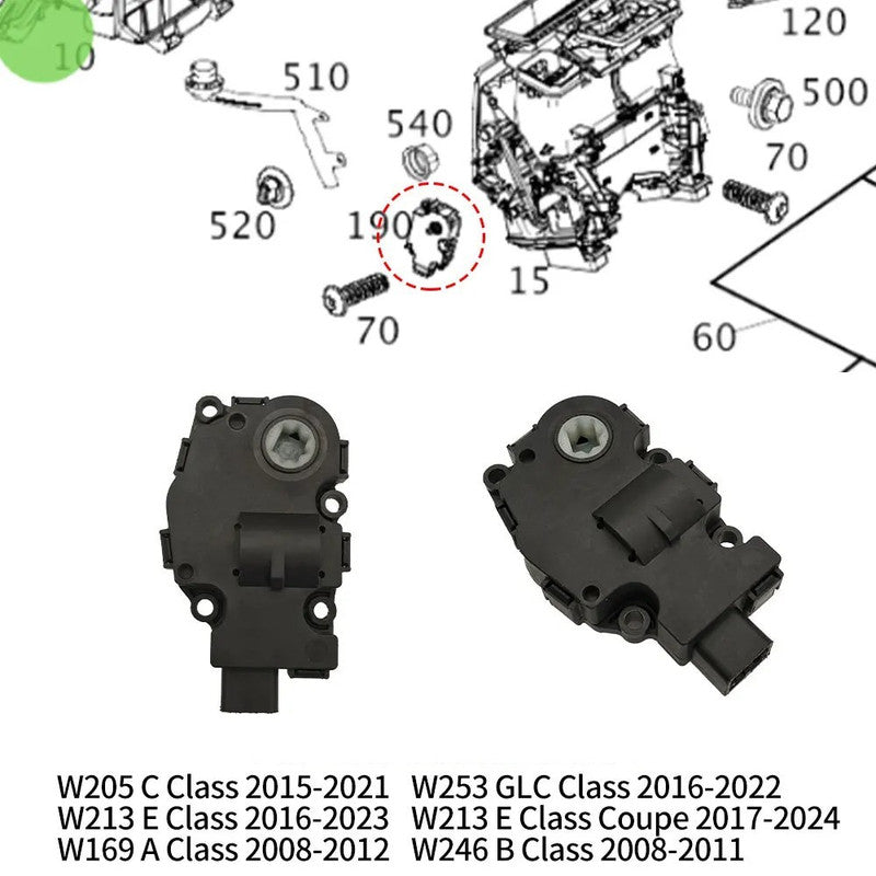 Car Craft Compatible With Mercedes C Class W205 15-21 Glc W253 16-22 E Class W213 16-23 W246 B Class 08-11 Air Ac Heater Climate Control Damper Actuator Bracket Hvac Air Door 1699060100 - CAR CRAFT INDIA