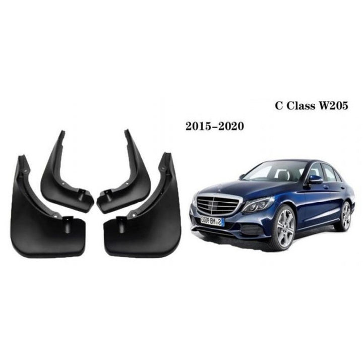Car Craft Compatible With Mercedes Benz C Class W205 2015-2020 Car Tyre Mudflaps Mud Flap Mud Guard Fender Splash Guard Mb1012 CC-7450 - CAR CRAFT INDIA