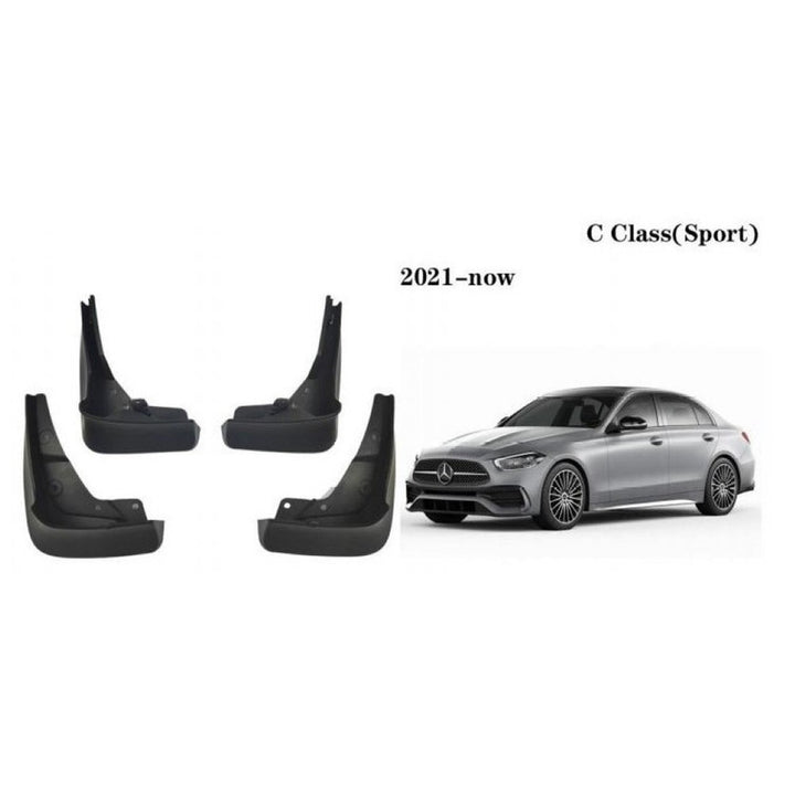 Car Craft Compatible With Mercedes Benz C Class W206 2021+ Sport Car Tyre Mudflaps Mud Flap Mud Guard Fender Splash Guard Mb1023 CC-7451 - CAR CRAFT INDIA