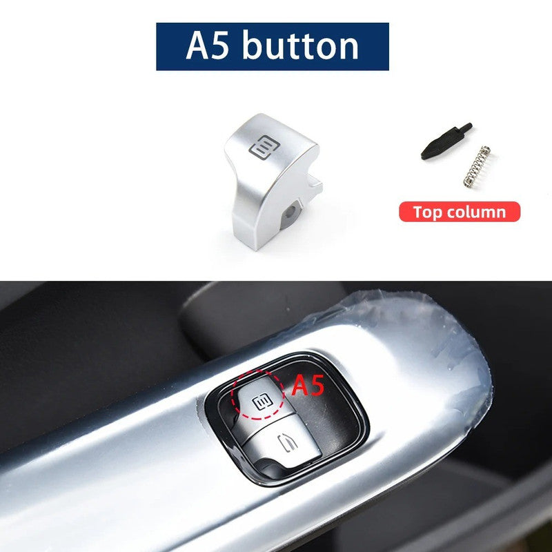 Car Craft Compatible With Mercedes-benz C Class W206 2022+ Glc W254 2023+ E Class W214 2024+ S Class W223 2020+ Master Window Switch Repair Button Cover Cap Sunshade Curtain 2069056604-5 Rear Left 5 CC-8990