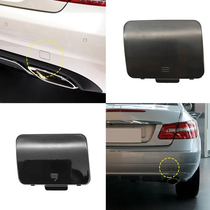 Car Craft Compatible With Mercedes Benz E Class Coupe W207 2009-2013 Rear Bumper Tow Hook Towing Tochan Trailer Cover 2078850223 Unpainted - CAR CRAFT INDIA