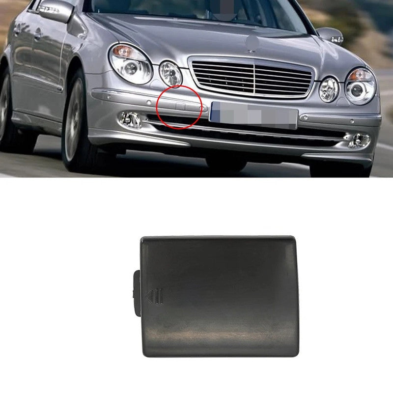 Car Craft Compatible With Mercedes Benz E Class W211 2003-2006 Front Bumper Tow Hook Towing Tochan Trailer Cover 2118850026 Unpainted - CAR CRAFT INDIA