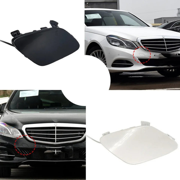 Car Craft Compatible With Mercedes Benz E Class W212 Lci 2013-2015 Front Bumper Tow Hook Towing Tochan Trailer Cover 2128850526 New Unpainted - CAR CRAFT INDIA